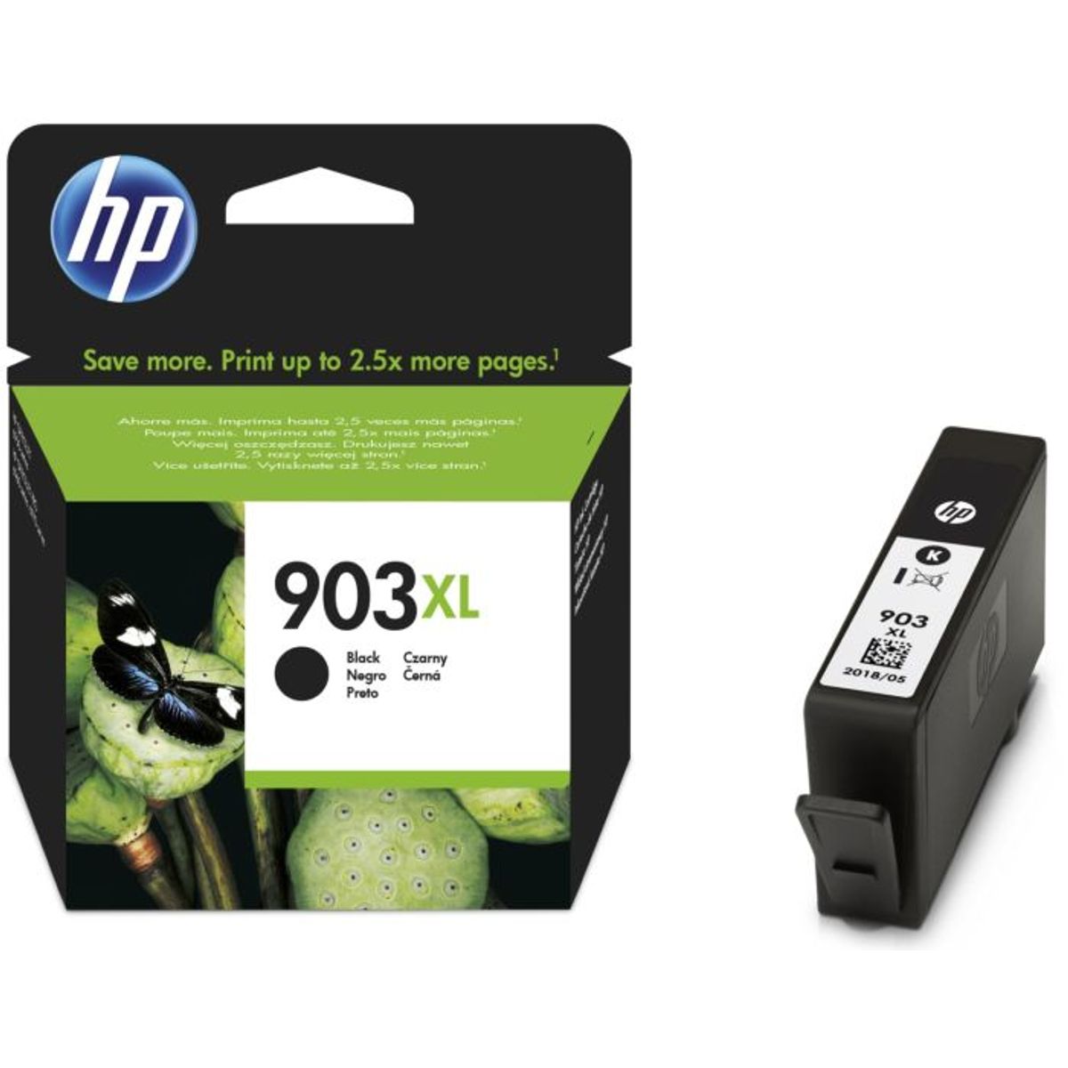 HP 903XL T6M15AE Sort Blækpatron, 825 sider