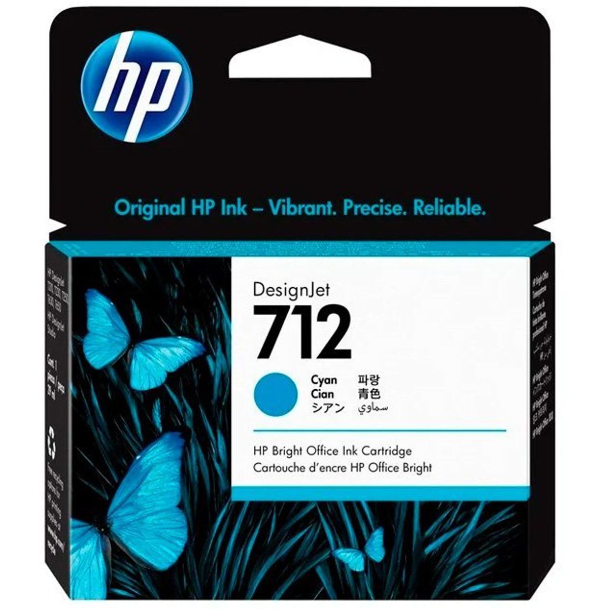 HP 712 blækpatron 29ml cyan