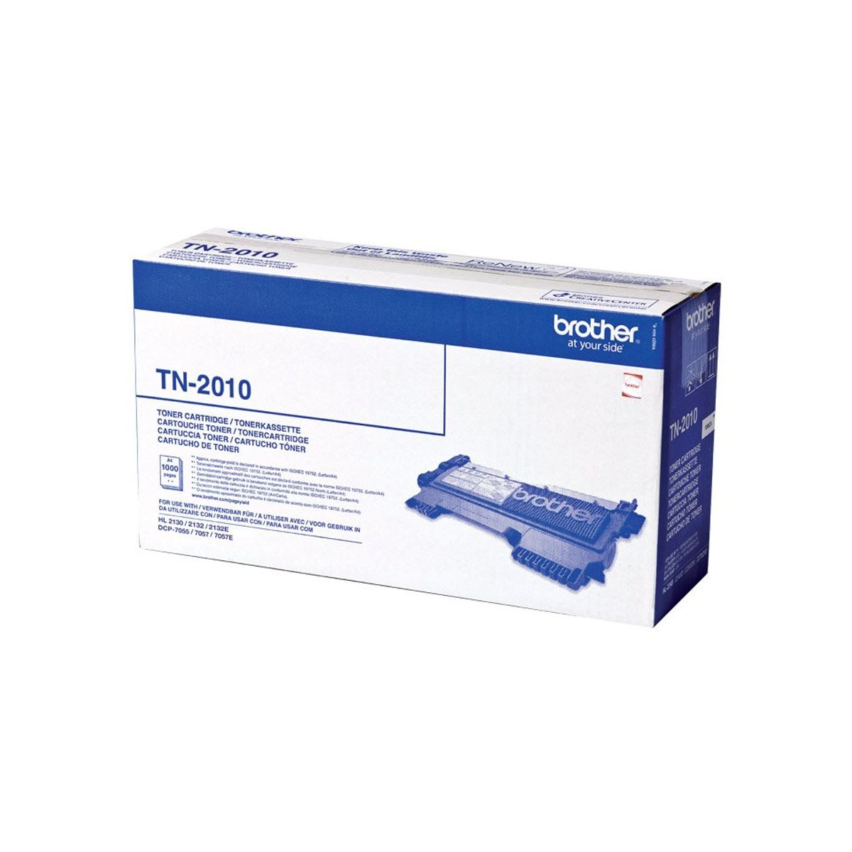 Brother TN-2010 Sort Lasertoner, 1.000 sider