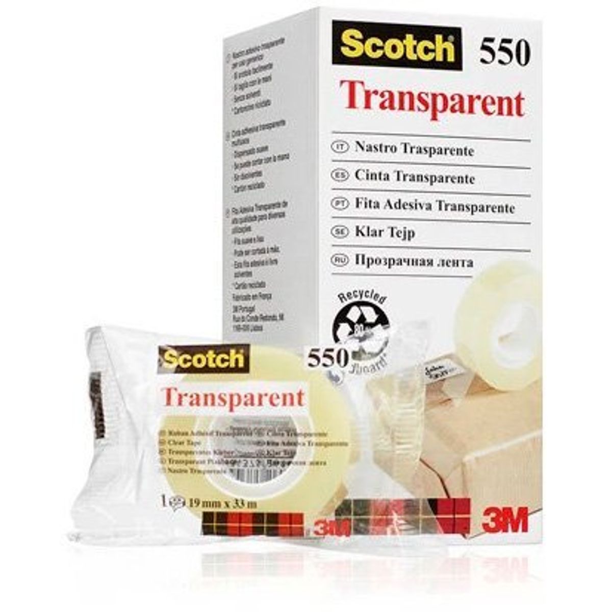 Scotch 550 tape 15x33mm pakket enkeltvis