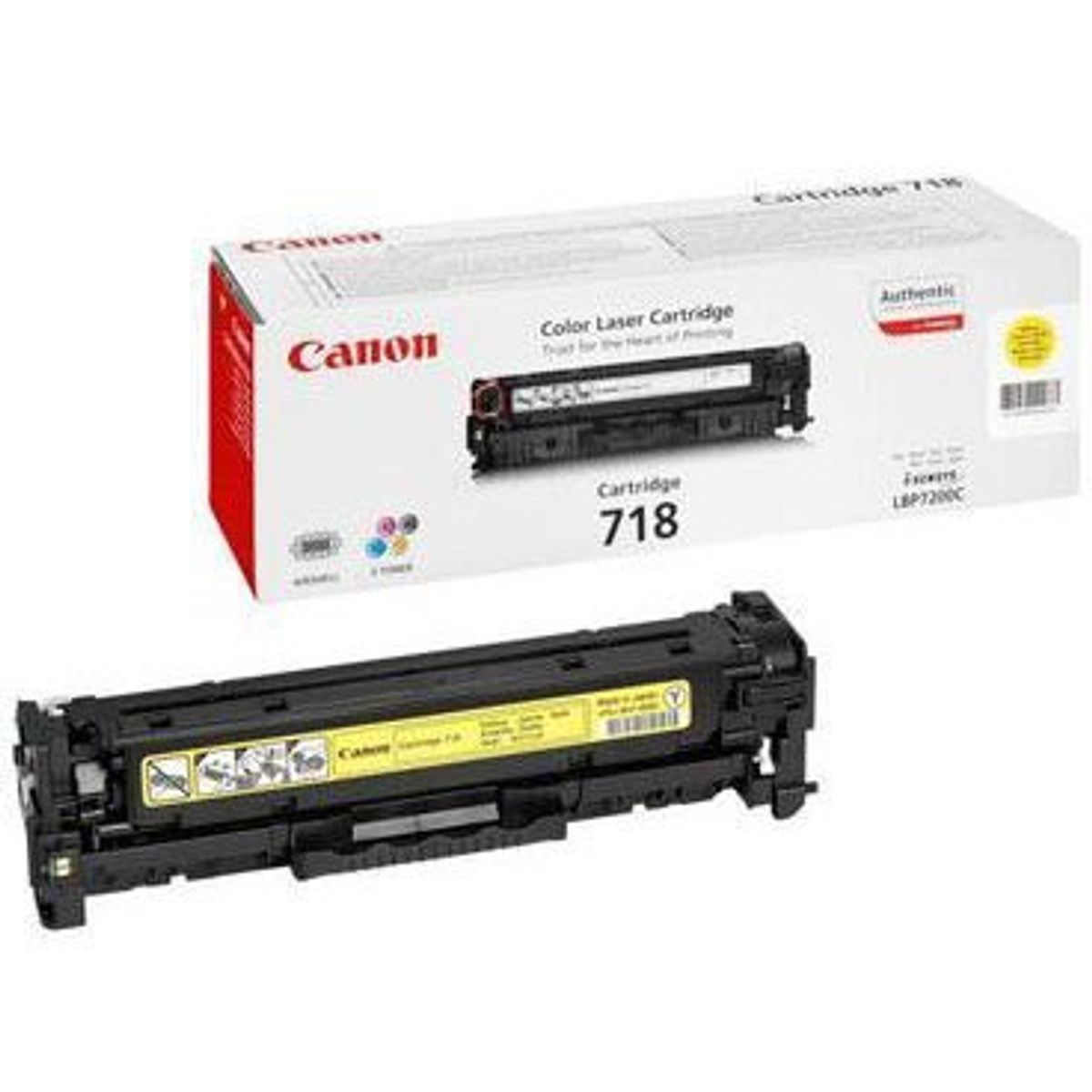 Canon 718 toner yellow