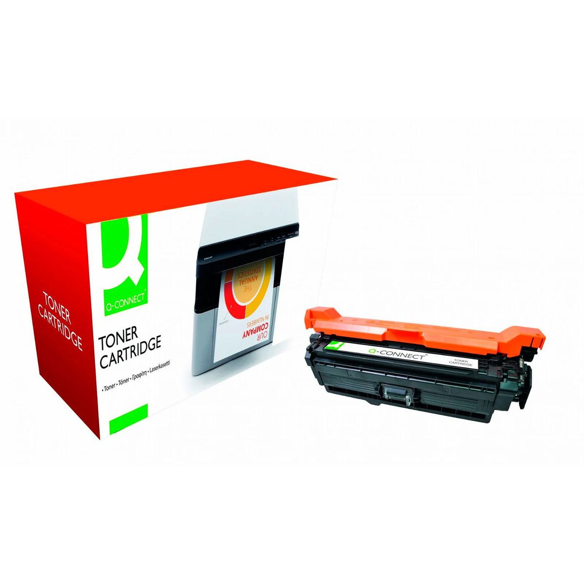 Q-connect 504X CE250X toner sort 10500 sider