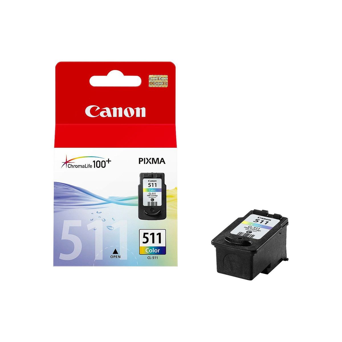 Canon CL-511 3-i-1 Farve Blækpatron, 250 sider