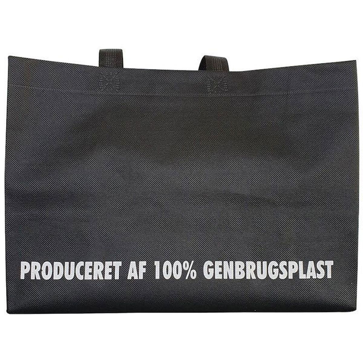 Shoppingbag 17L 60g sort 100stk