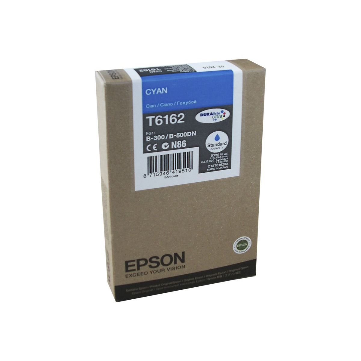 Epson T6162 blækpatron cyan