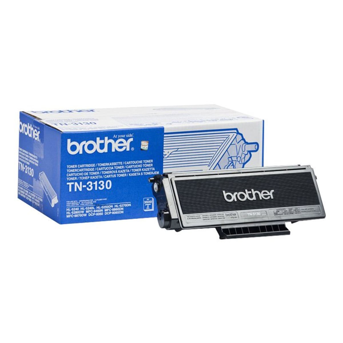 Brother TN-3130 Sort Lasertoner, 3.500 sider