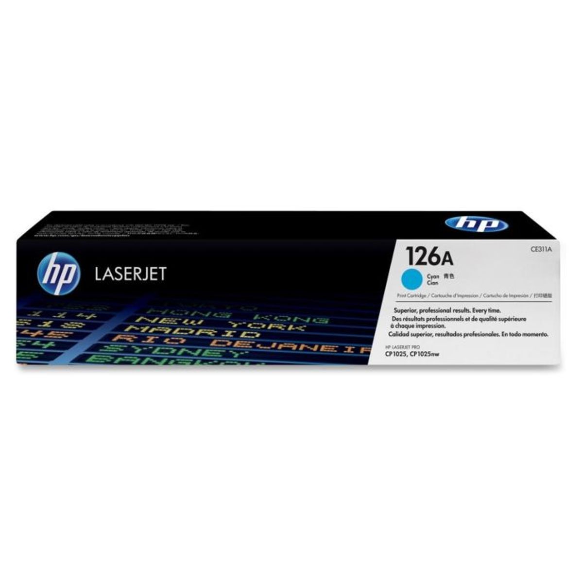 HP 126A CE311A Cyan Lasertoner, 1.000 sider