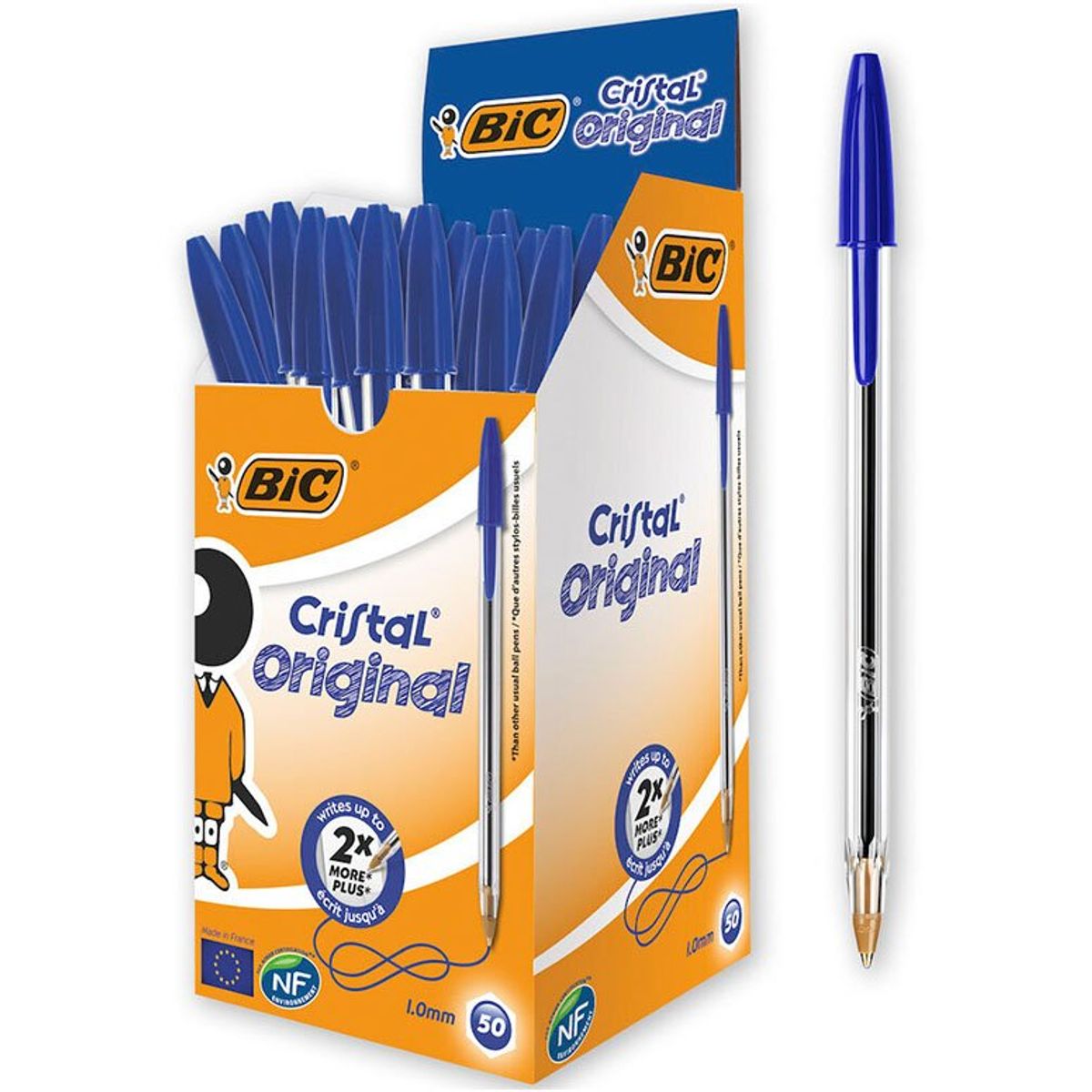 BIC Cristal kuglepen 0,32mm blå