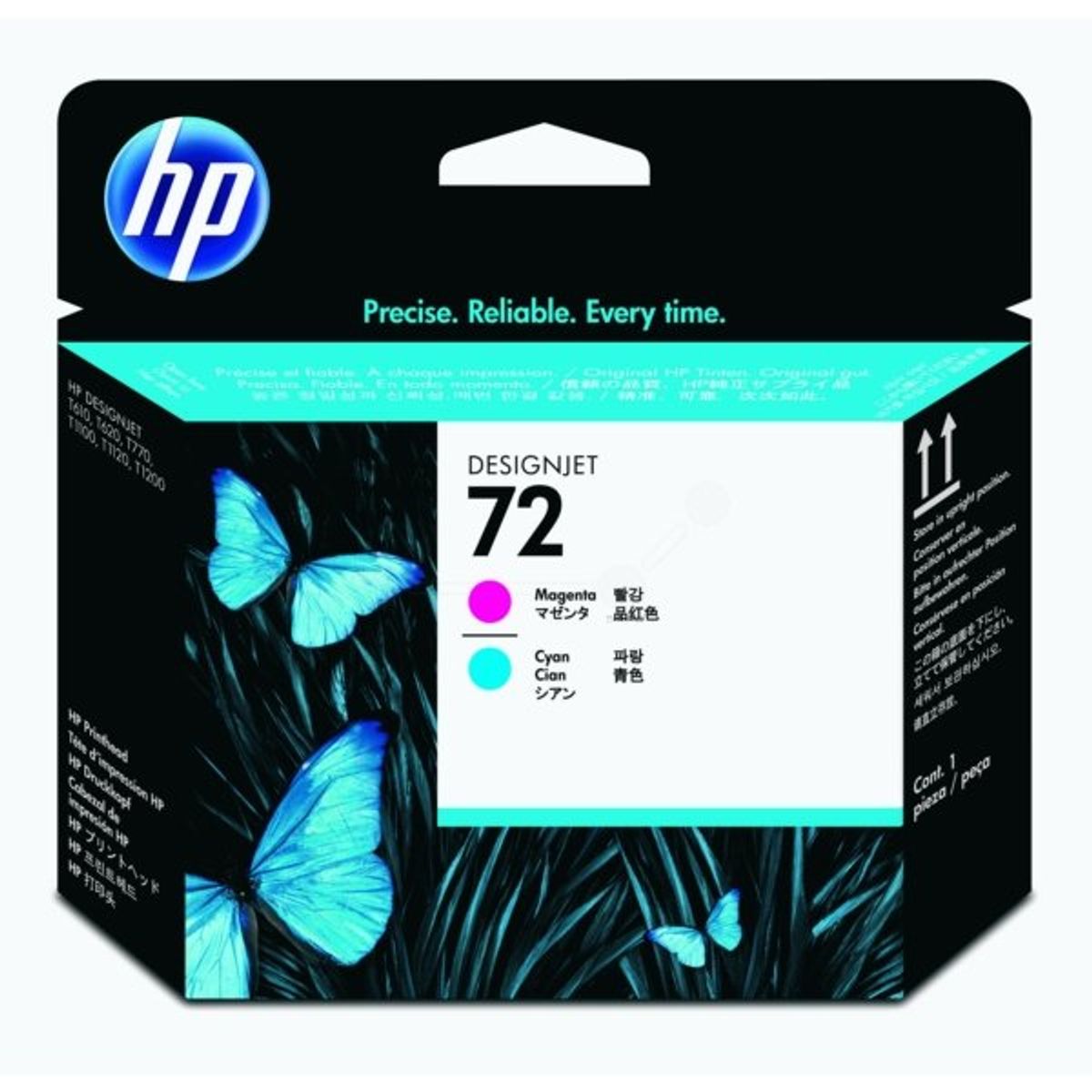 HP printhead C9383A cyan/mag Nr. 72