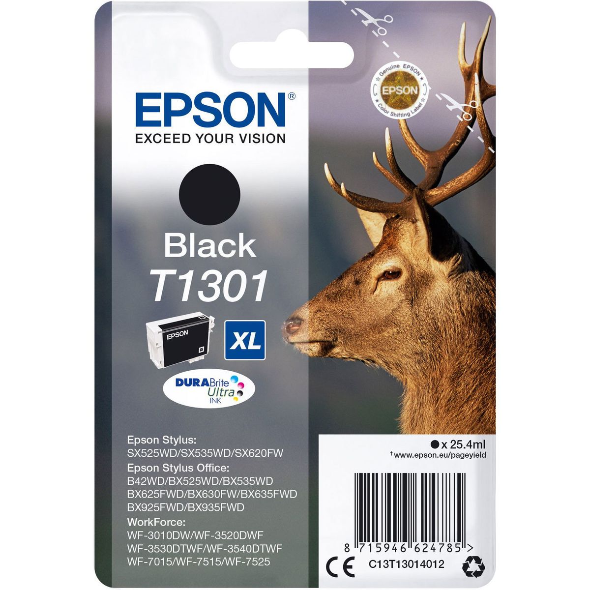 Epson T1301 blækpatron black