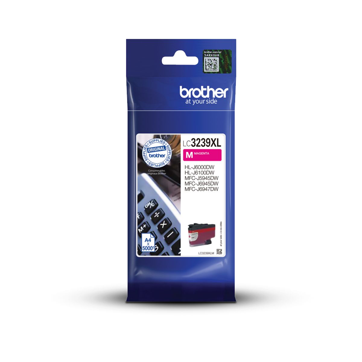 Brother LC3239XLM Magenta Blækpatron, 5.000 sider