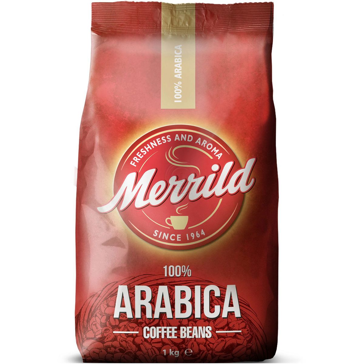 Merrild Arabica hele kaffebønner 1kg