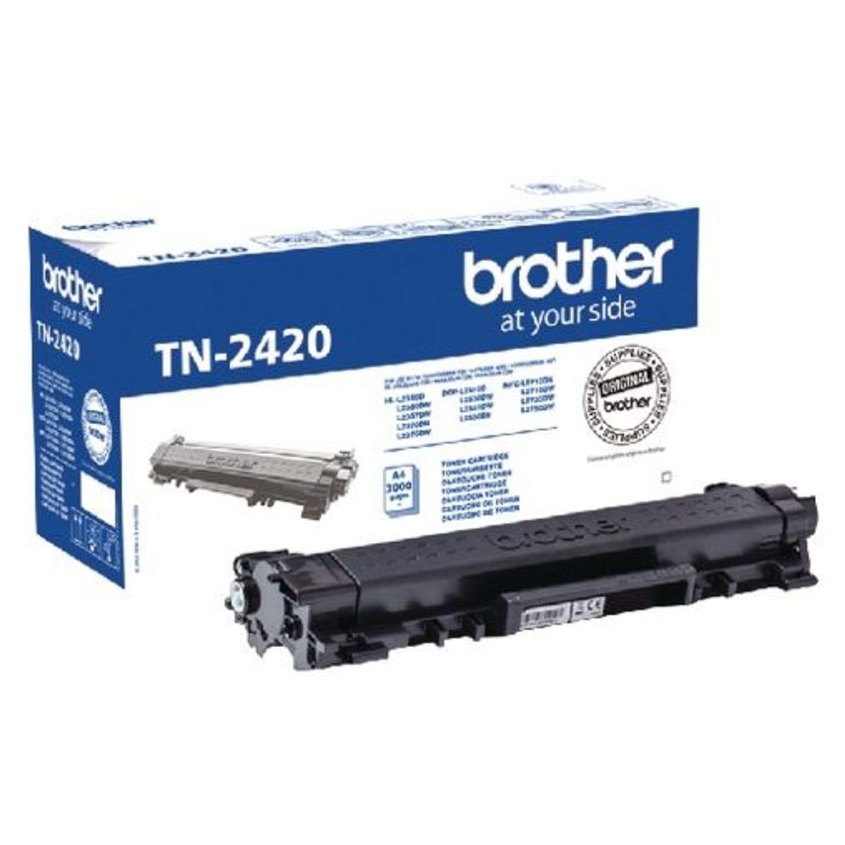 Brother TN-2420 Sort Lasertoner, 3.000 sider