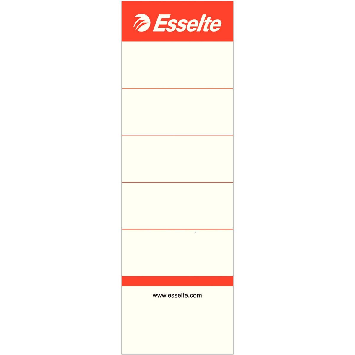 Esselte rygetiketter 75mm 49x158mm