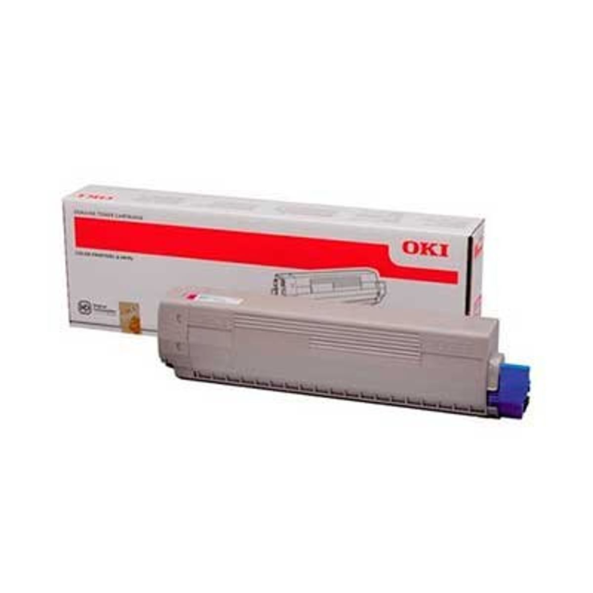 OKI 44844507 Cyan Lasertoner, 10.000 sider