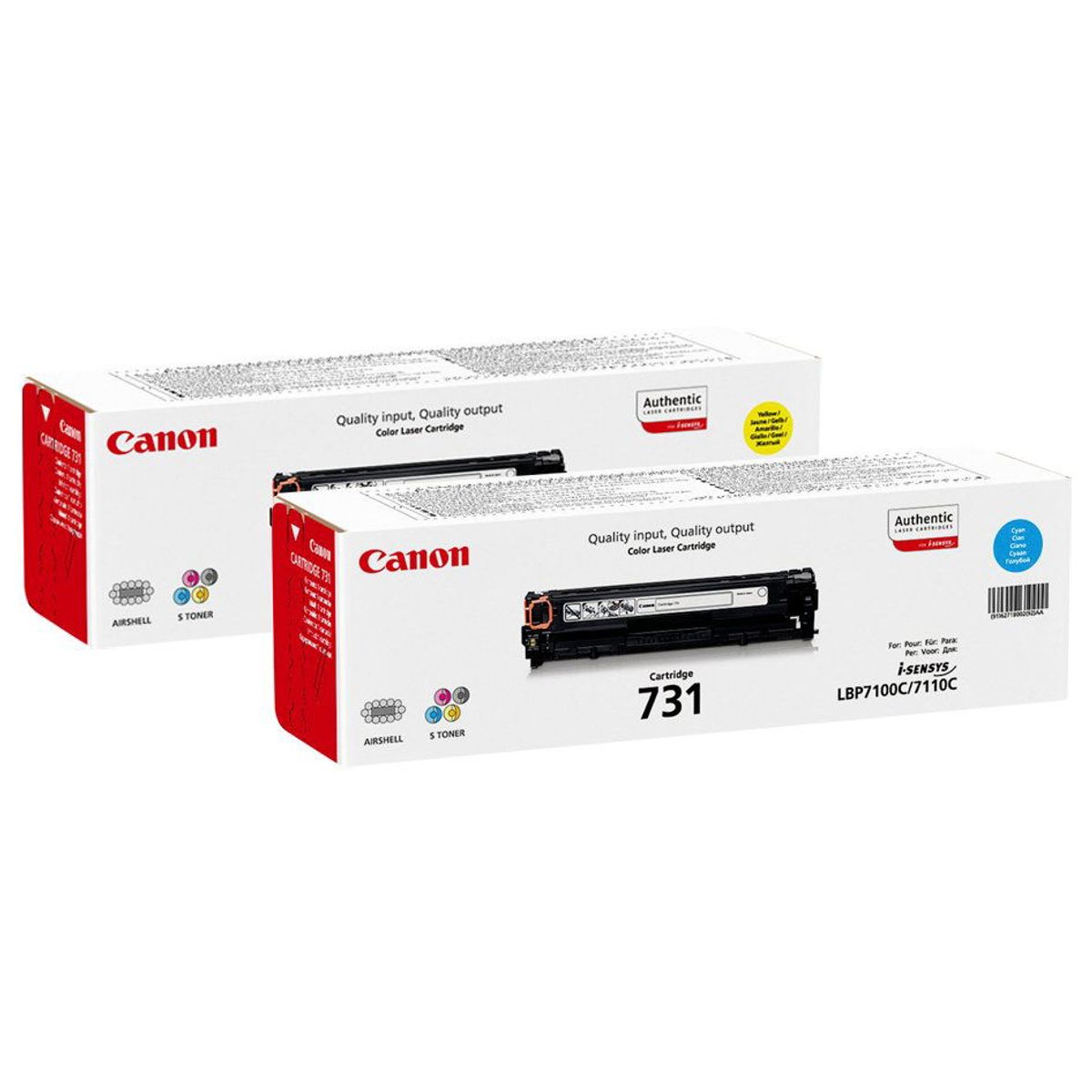 Canon 731 6271B002 Cyan Lasertoner, 1.500 sider