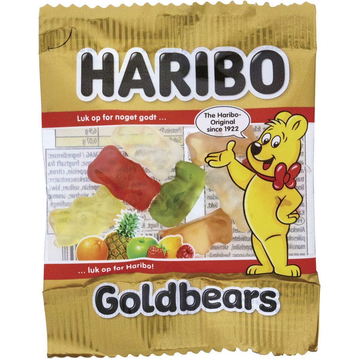 Haribo vingummibamser 10g 100stk