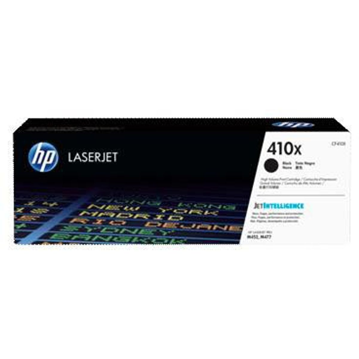 HP 410X CF410X Sort Lasertoner, 6.500 sider