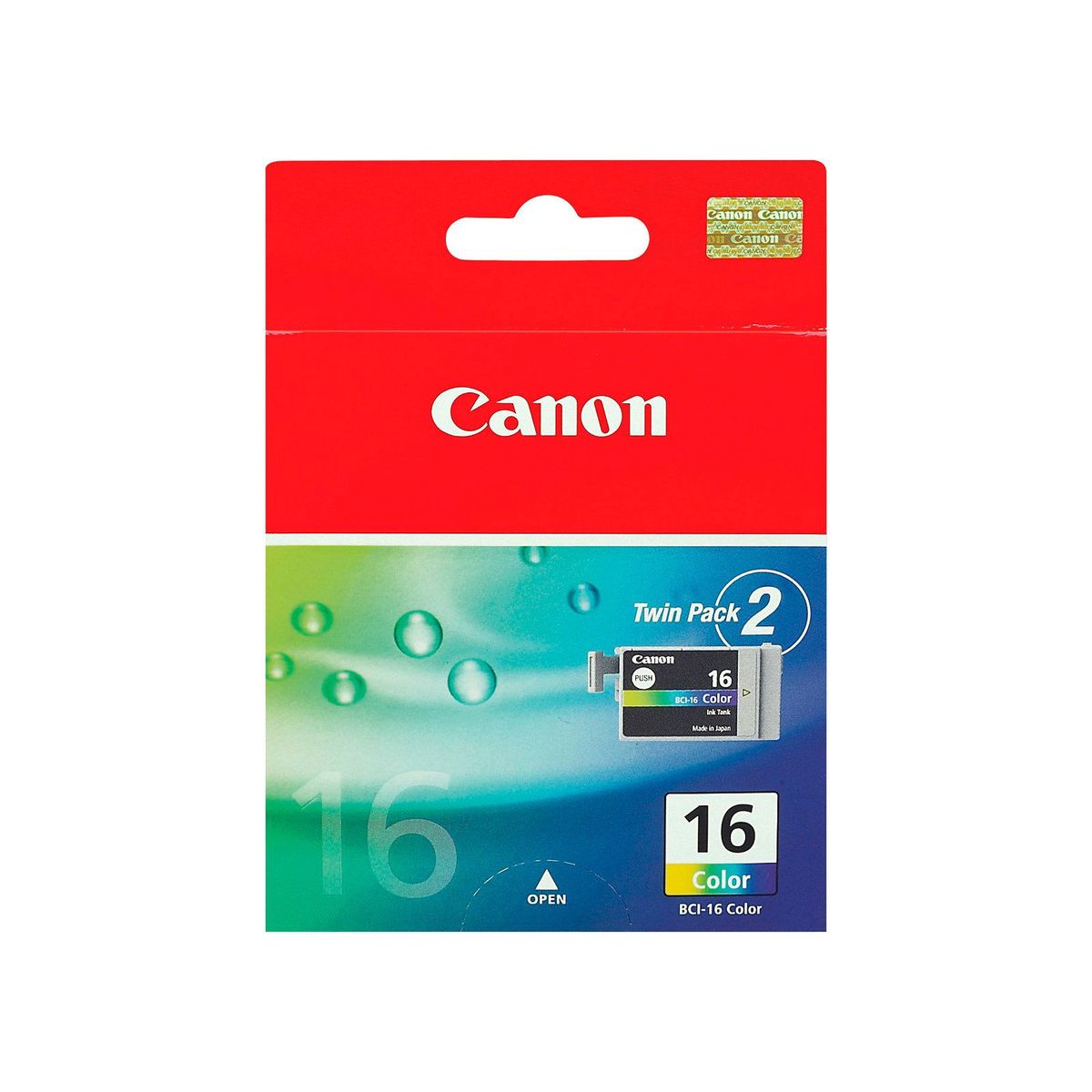 Canon BCI-16 Farve CMY Blækpatron, 2 x 80 sider