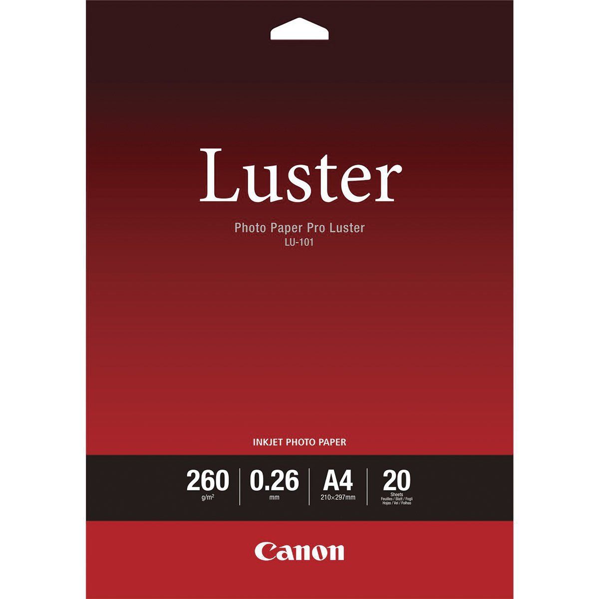 Canon LU-101 Pro Luster fotopapir A4 260 g