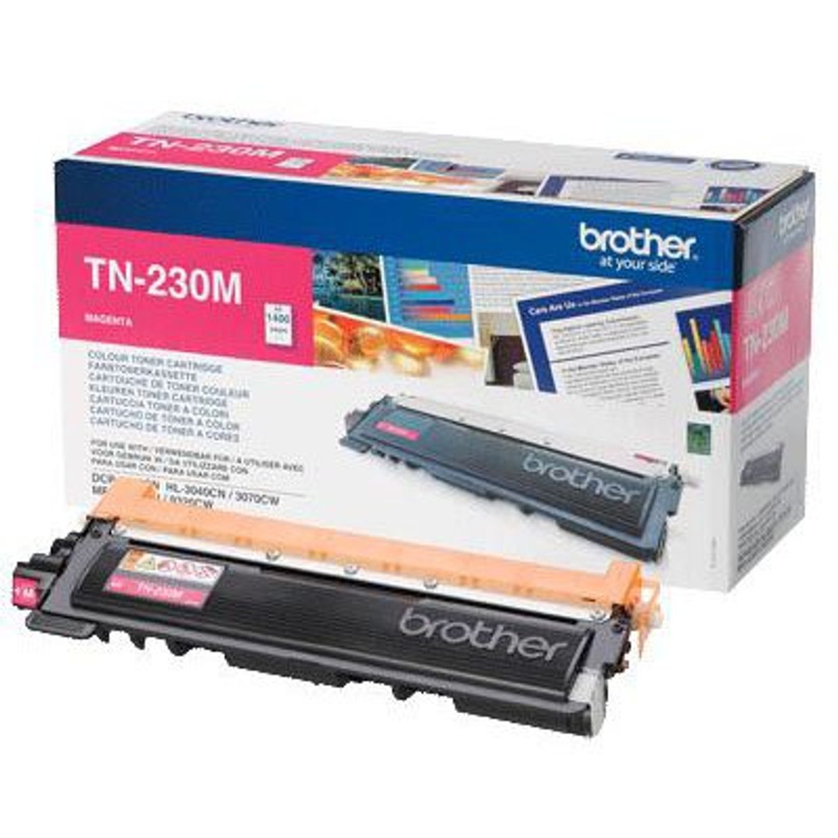 Brother TN-230M Magenta Lasertoner, 1.400 sider