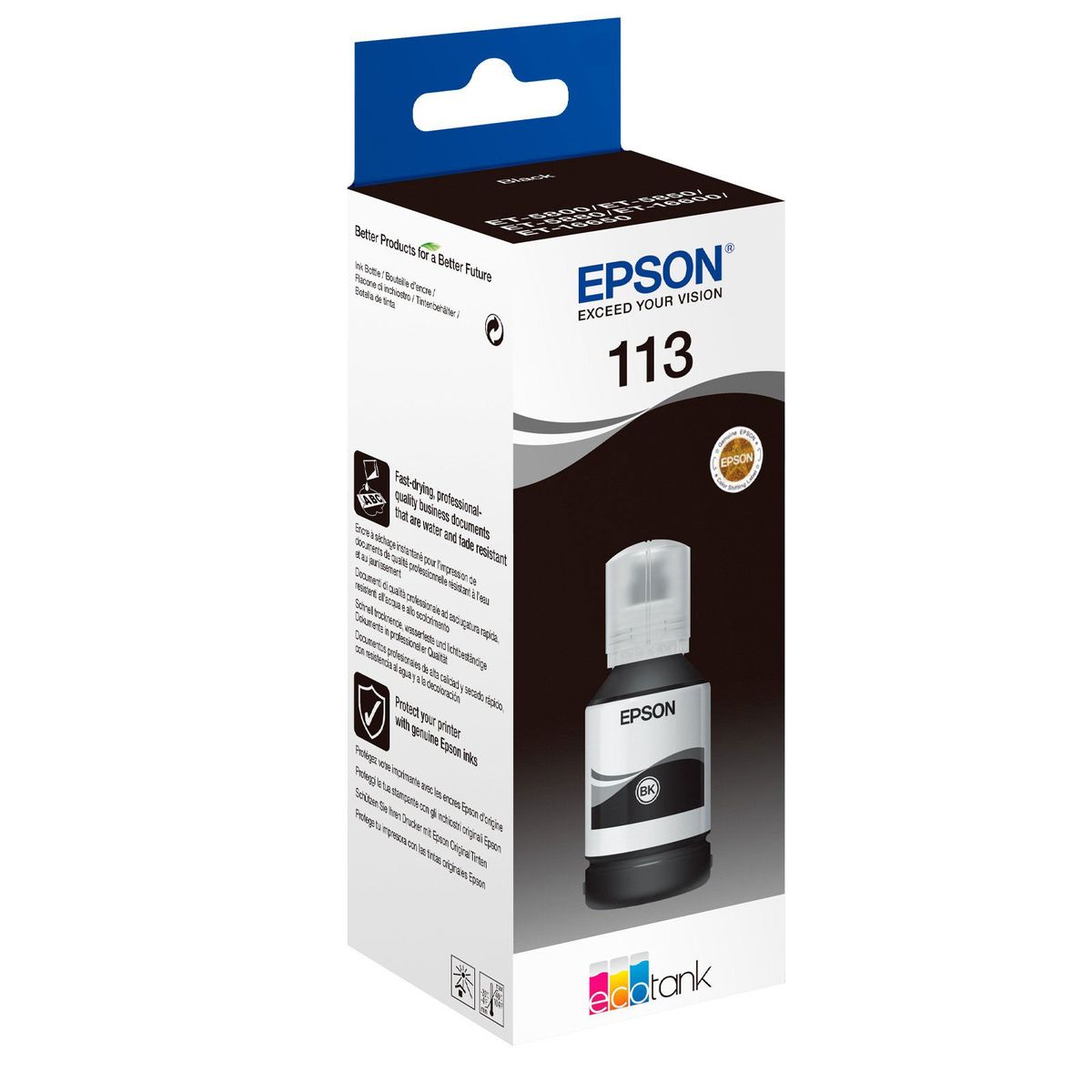 Epson 113 blækpatron sort 7500ark