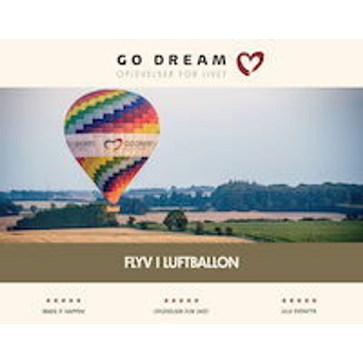 GoDream flyv i luftballon