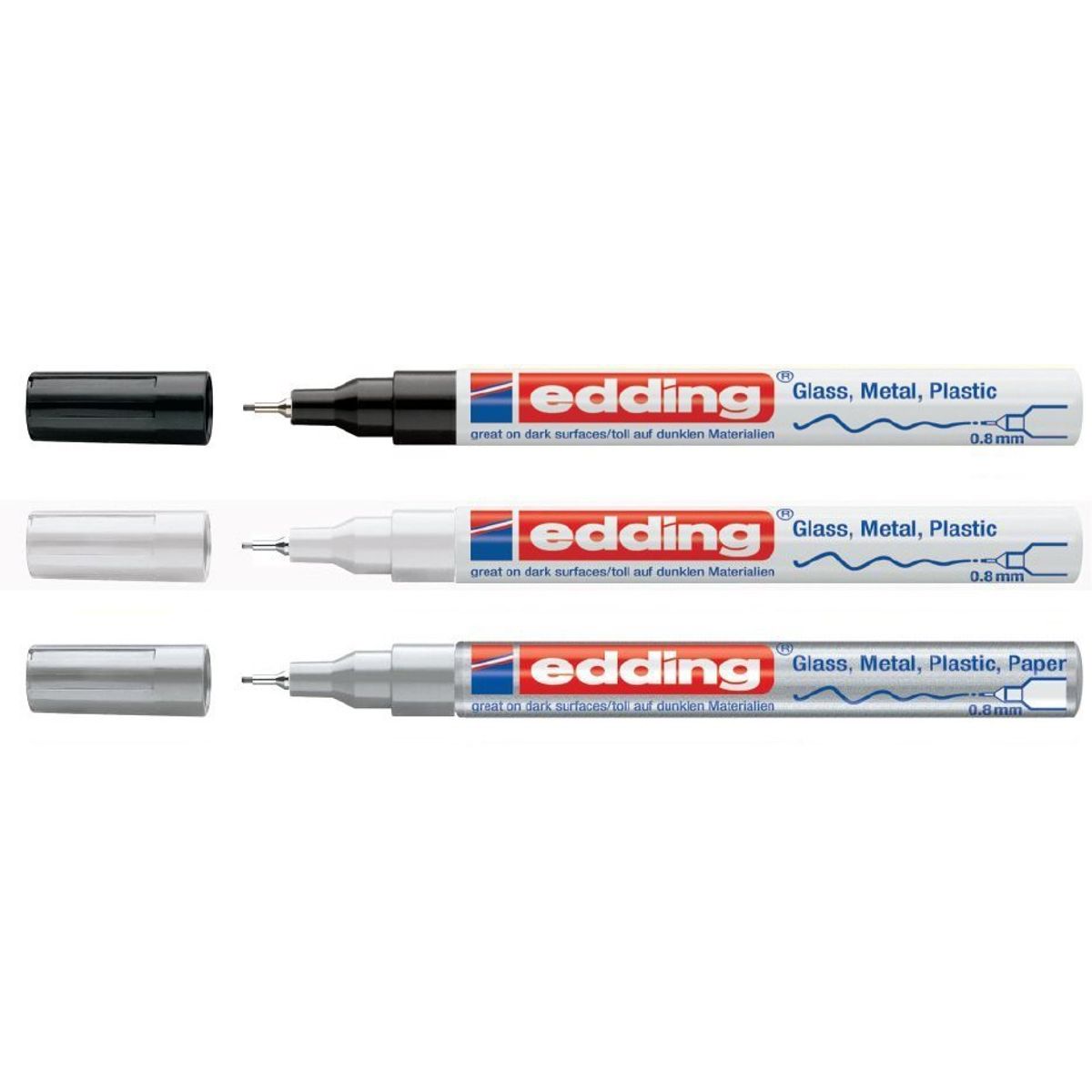 Edding 780 paintmarker 0,8mm hvid