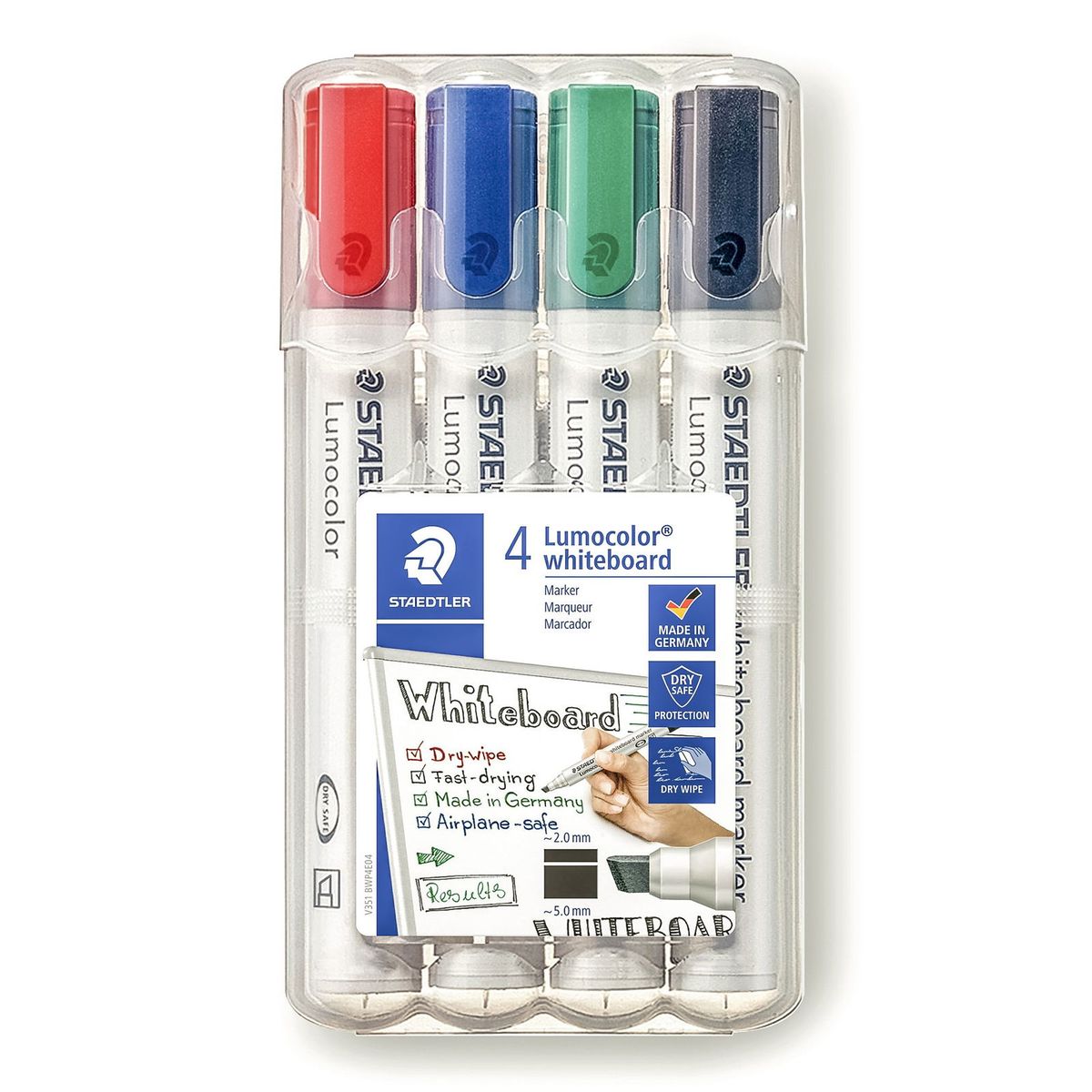 STAEDTLER Lumocolor 351 whiteboradmarkere flerfarvet