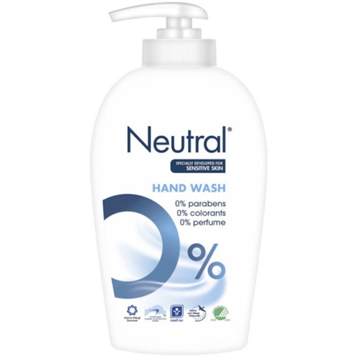 Neutral håndsæbe u/parfume 250 ml