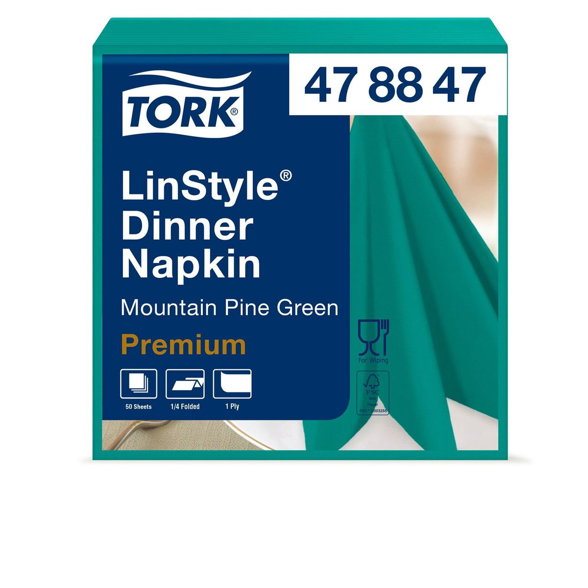 Tork Premium Linstyle middagsservietter