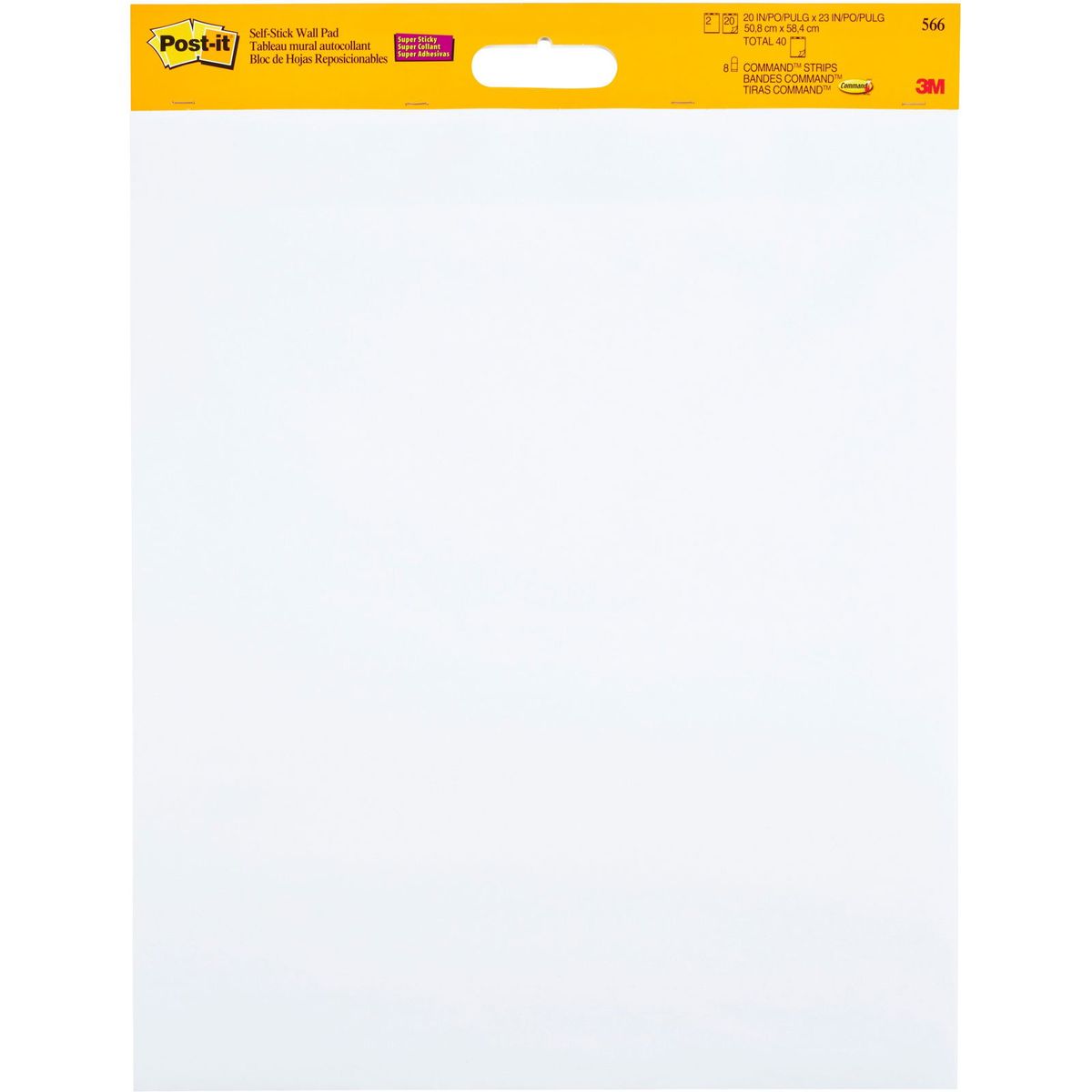 Post-it flipoverpapir B50.8 cm x L58.4 cm 2 stk