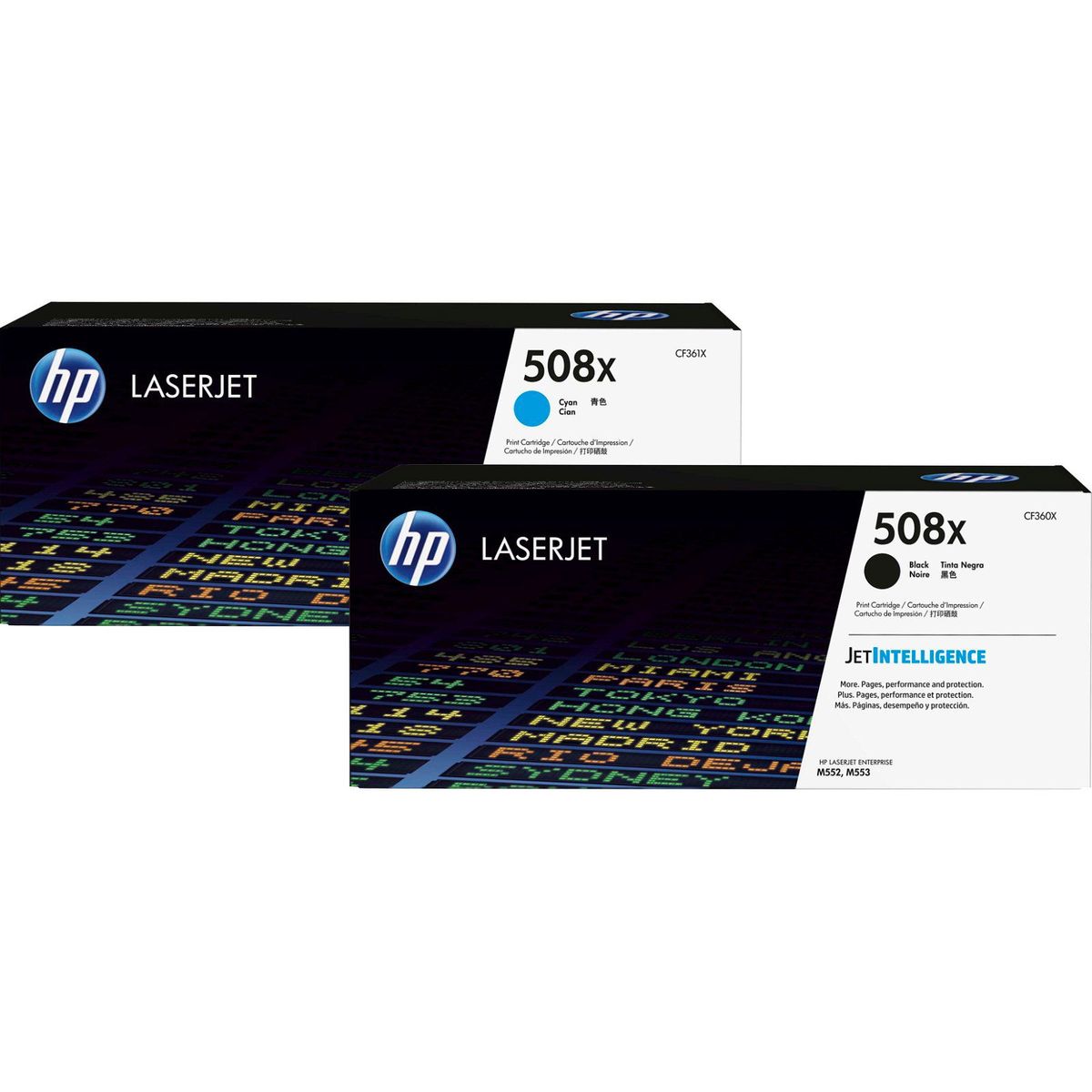 HP 508x CF360X Sort Lasertoner, 12.500 sider