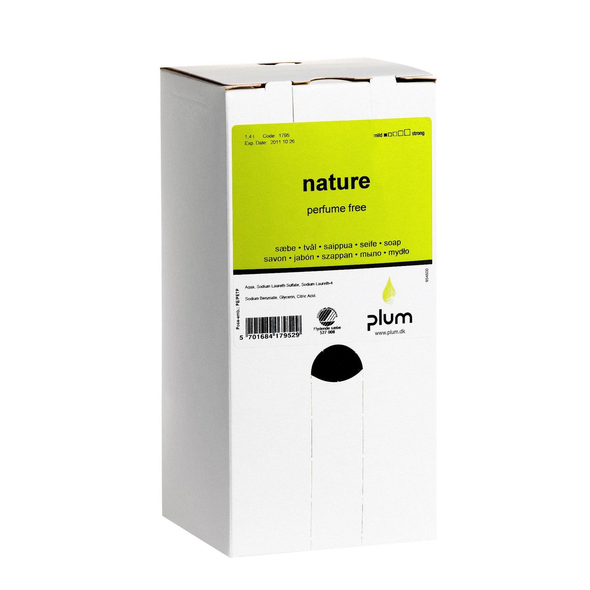 Plum Nature håndsæbe refill 1,4 ltr