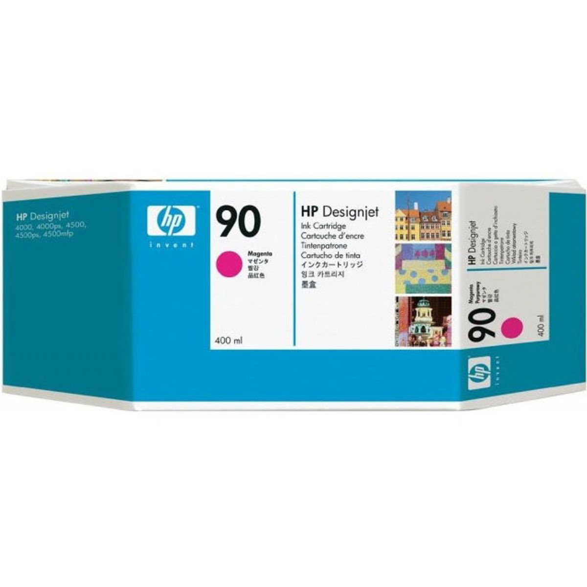 HP 90 C5063A Magenta Blækpatron, 400 ml