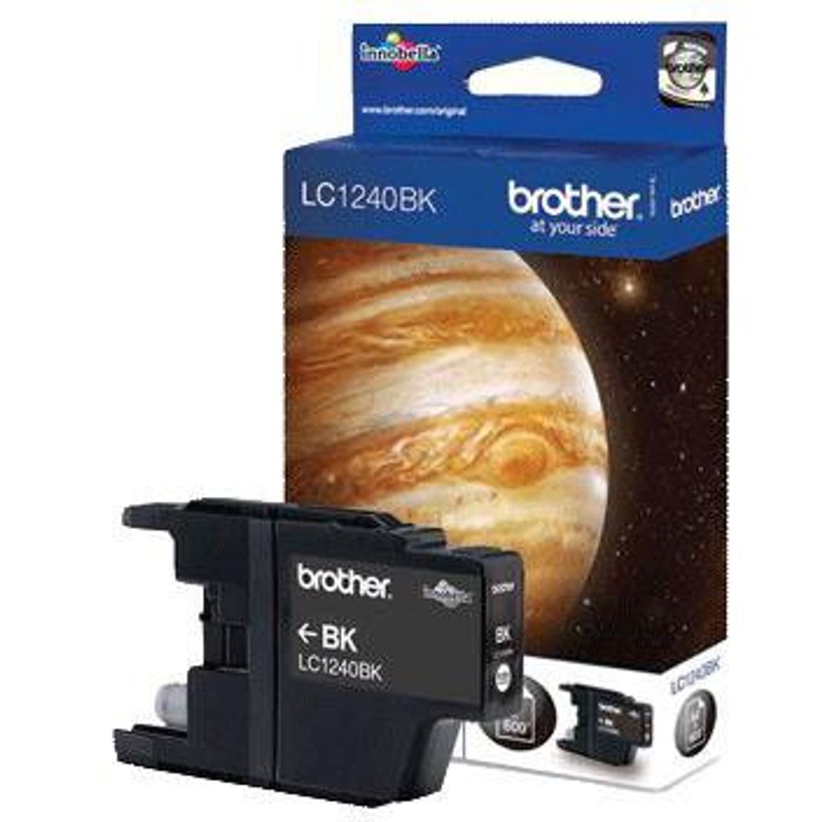 Brother LC1240BK Sort Blækpatron, 600 sider