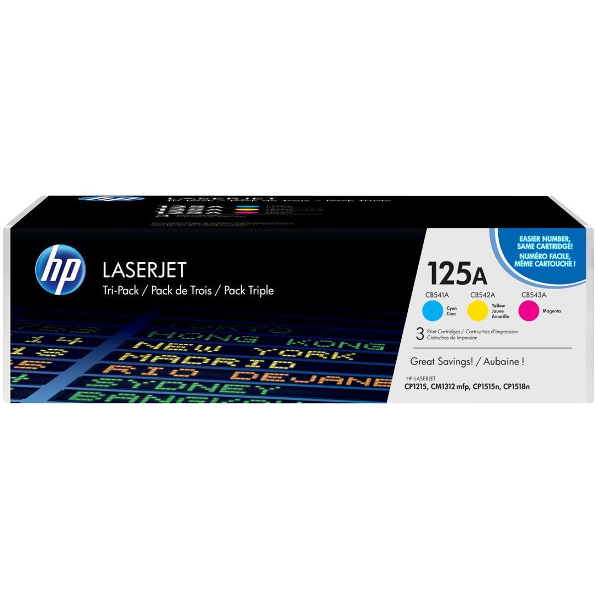 HP 125A toner flerfarvet