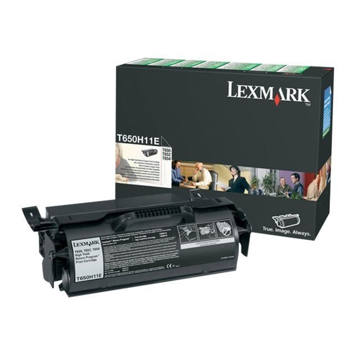 Lexmark T650H11E sort lasertoner, 25.000 sider