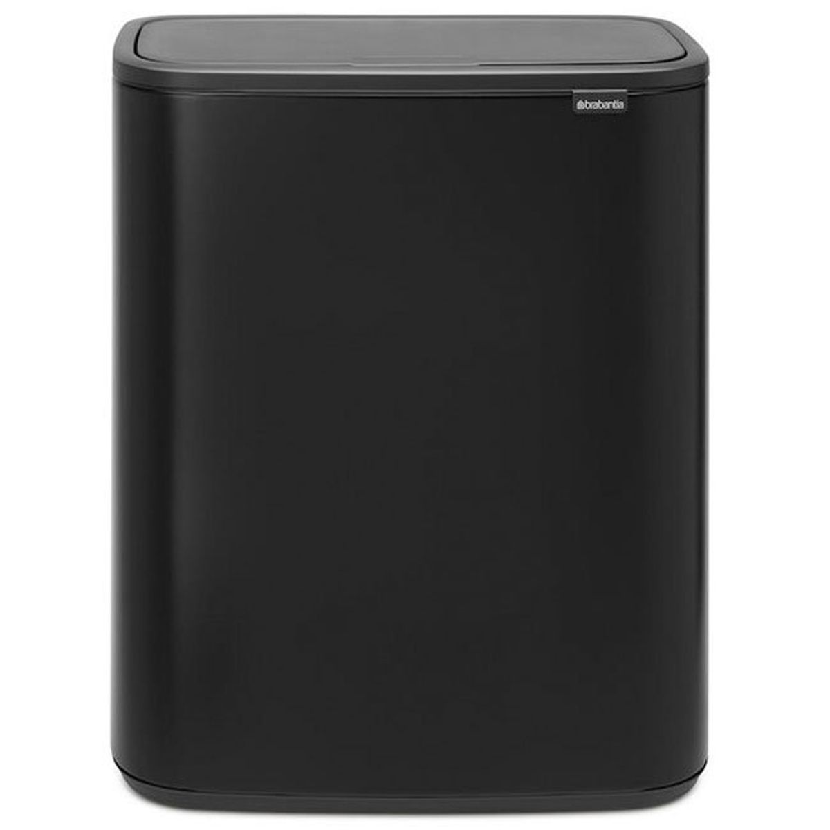 Brabantia Bo vippelågsspand mattblack 60 l