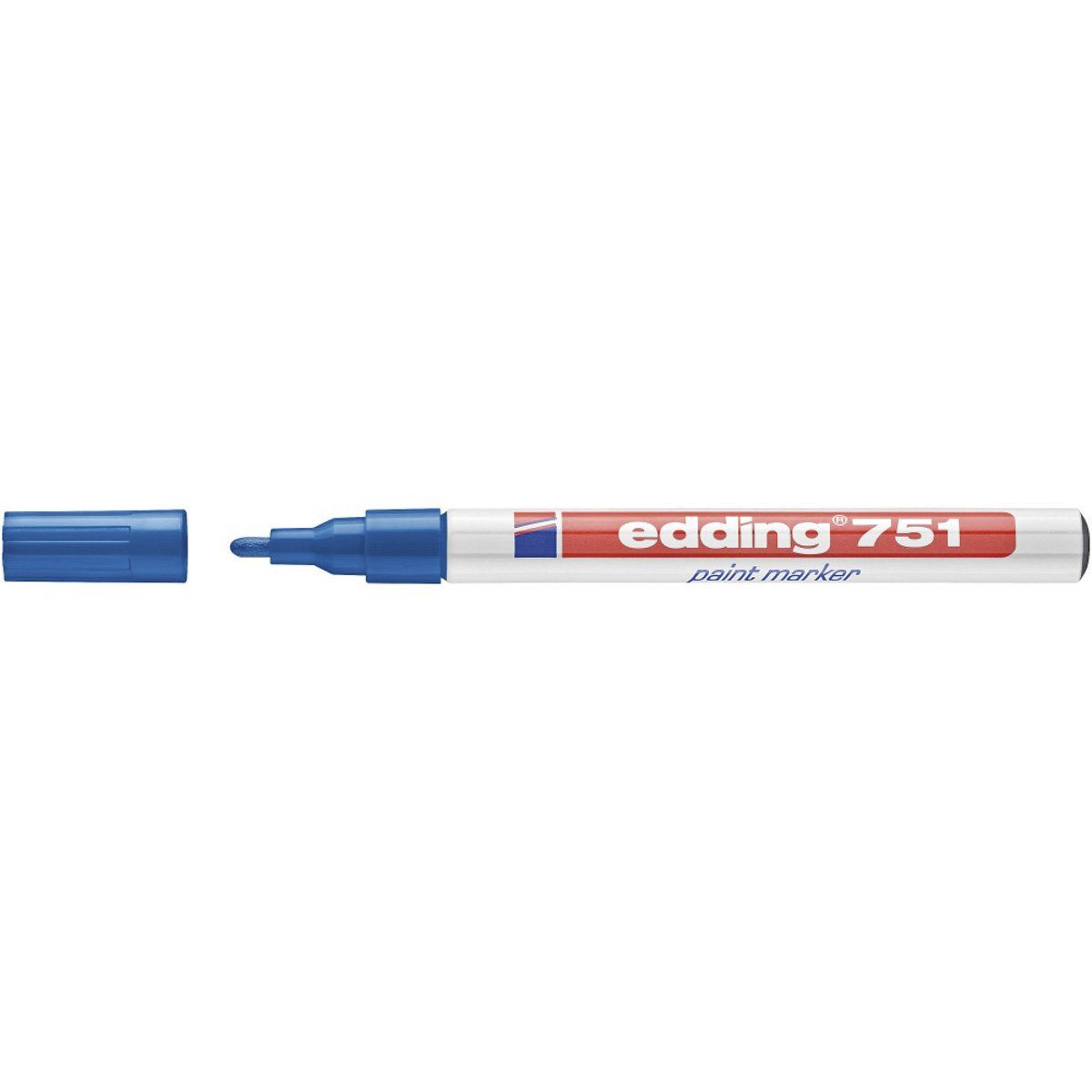 Edding 751F paintmarker 1-2mm blå