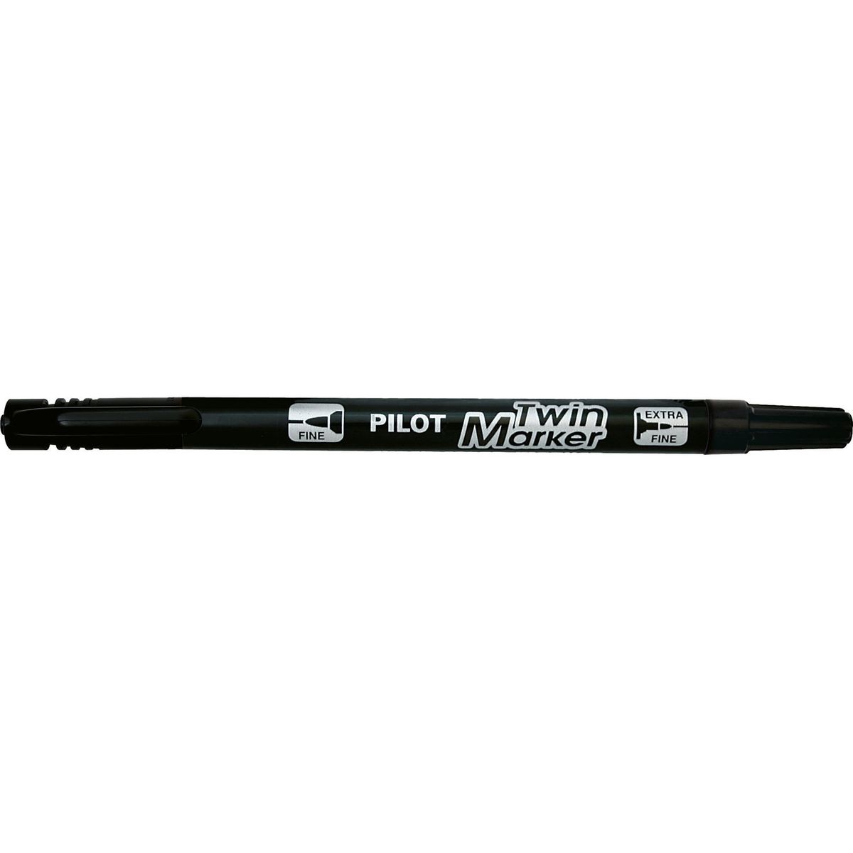 Pilot Twin 2-i-1 marker 0,4-0,5mm sort