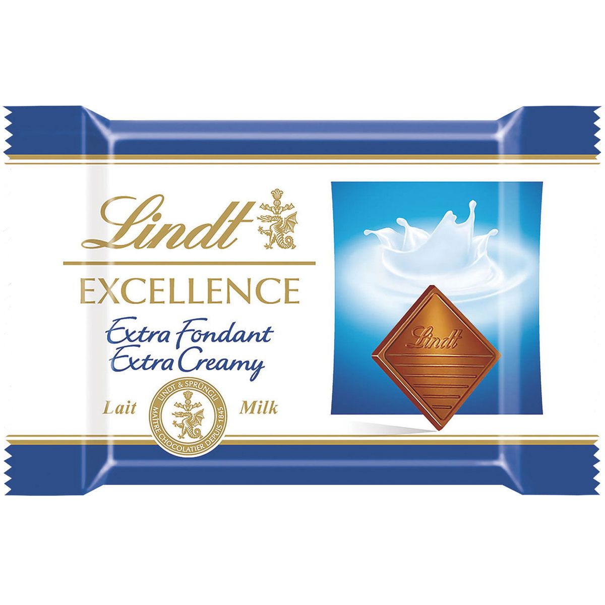 Lindt Excellence mælkechokolade 200stk