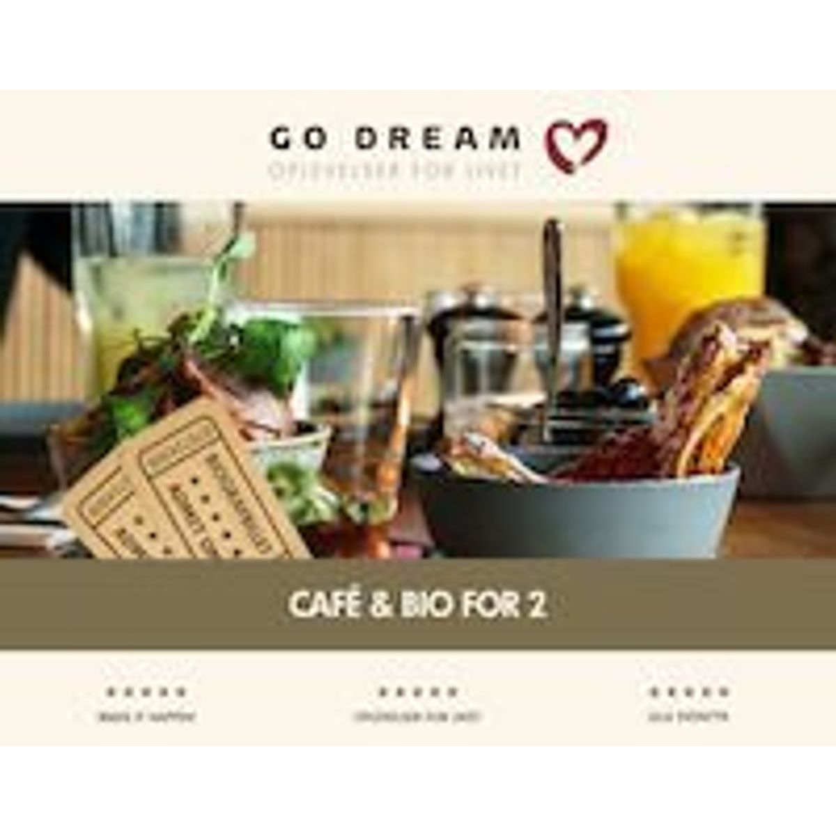 GoDream gavekort café og biograf