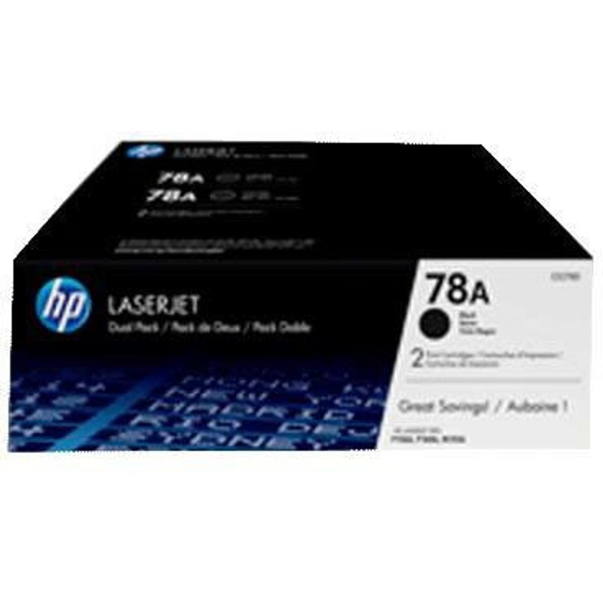 HP 78A CE278AD Sort Lasertoner, 2 x 2.100 sider