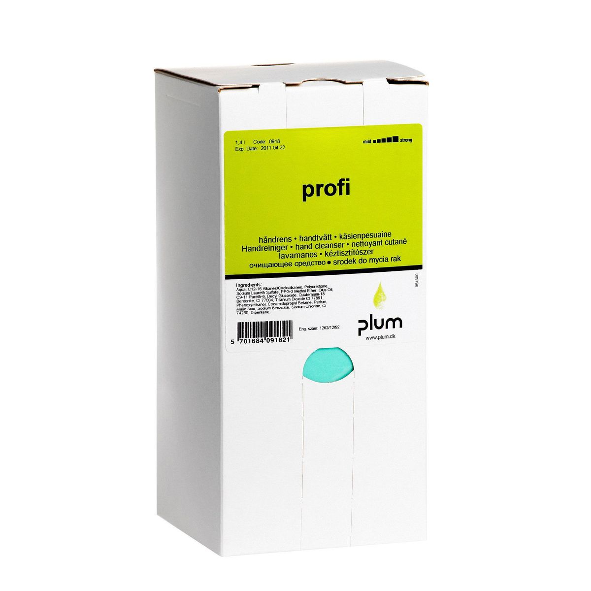 Plum Profi håndrens refill 1,4 ltr