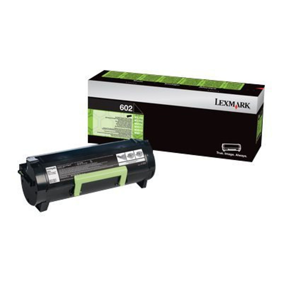 Lexmark 602 60F2000 Sort Lasertoner, 2.500 sider