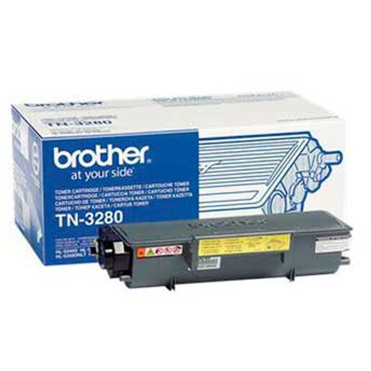 Brother TN-3280 Sort Lasertoner, 8.000 sider