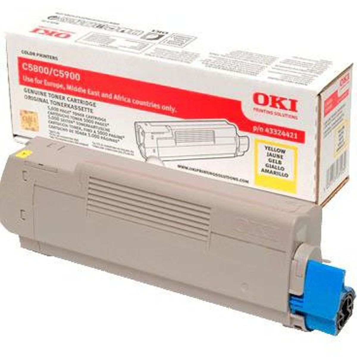 Oki 43324421 toner yellow