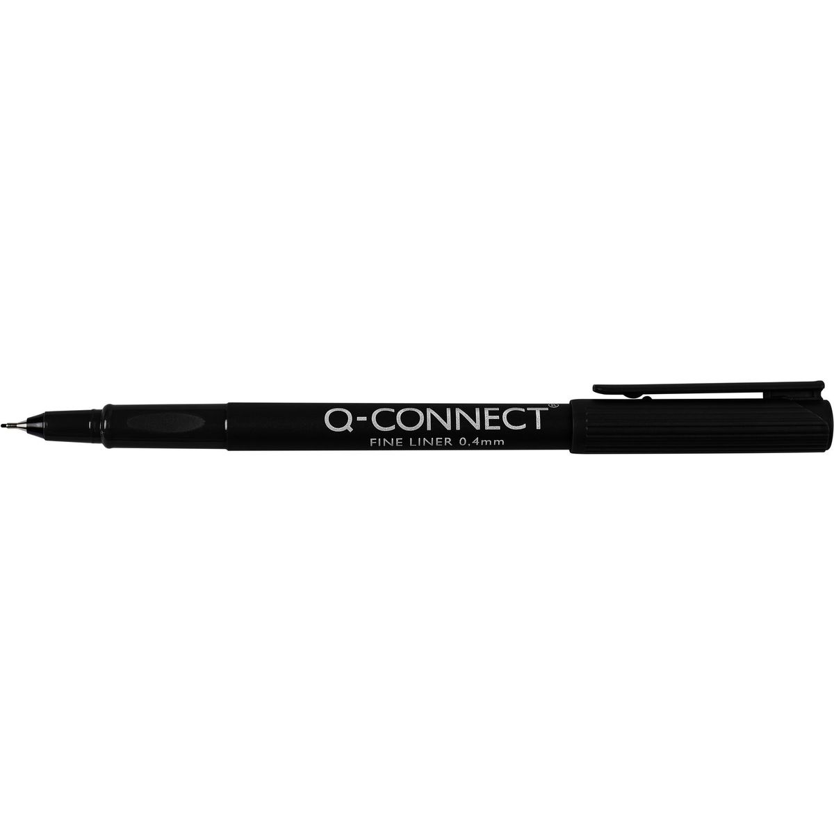 Q-connect fineliner 0,4mm sort