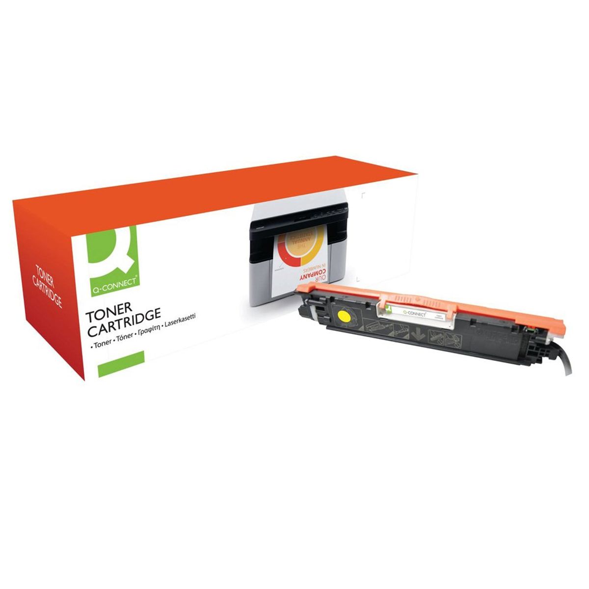 Q-connect 729Y 4367B002AA lasertoner gul 1000 sider